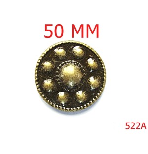 522A/ORNAMENT ROTUND  52MM ANTIK-50-mm---antic-----