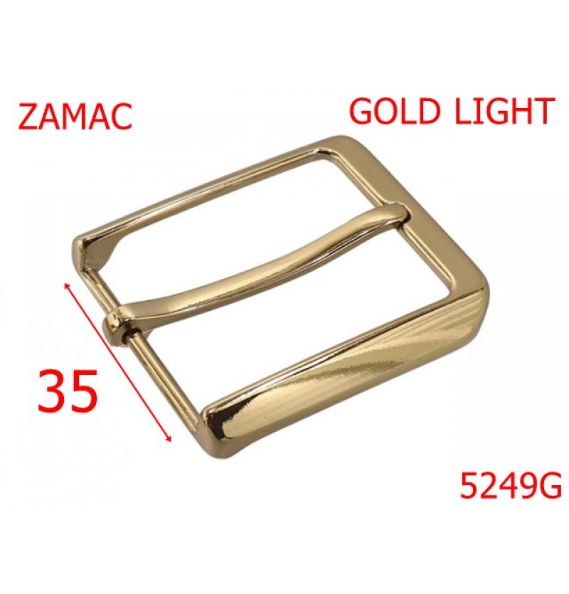 5249G/Catarama Curea Clasicabarbati-35-mm-zamac--gold light-----