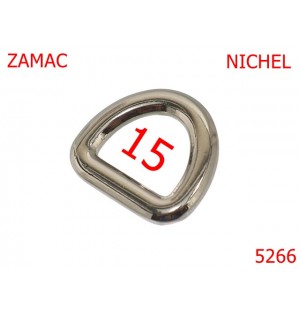 5266/Inel D Zamac Turnat Pentru Pielarie-15-mm-zamac--nichel--3f3