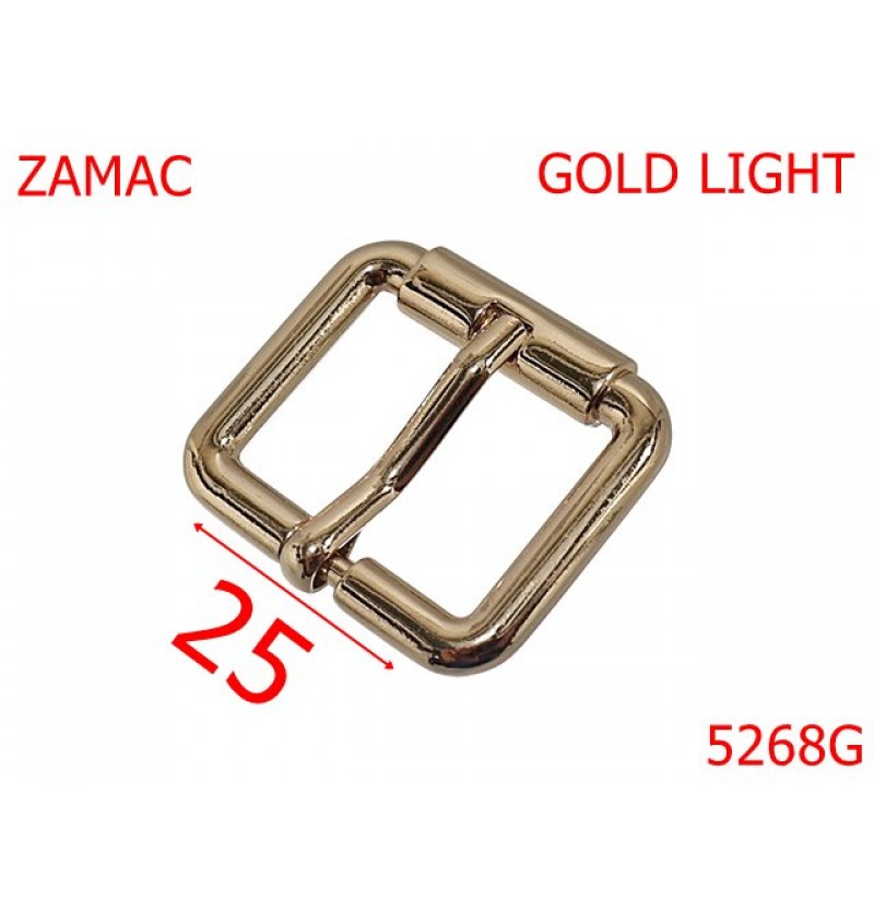5268G/Catarama Turnata Din Zamac Pentru Marochinarie -25-mm-zamac--gold light-6i2