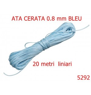 5292/Ata Cerata Pentru Cusut Manual-0.8-mm-poliester--bleu -----
