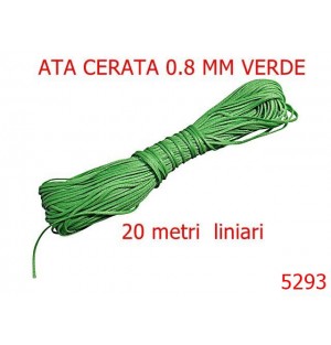 5293/Ata Cerata Pentru Cusut Manual-0.8-mm-poliester--verde-----