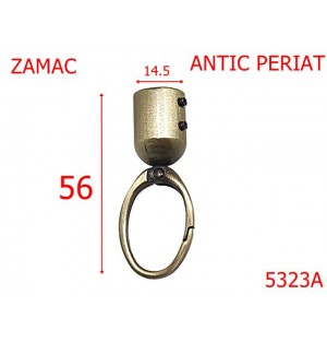 5323A/Carabina Snur Maner Art Marochinarie-14.5-mm-zamac--antic periat-----