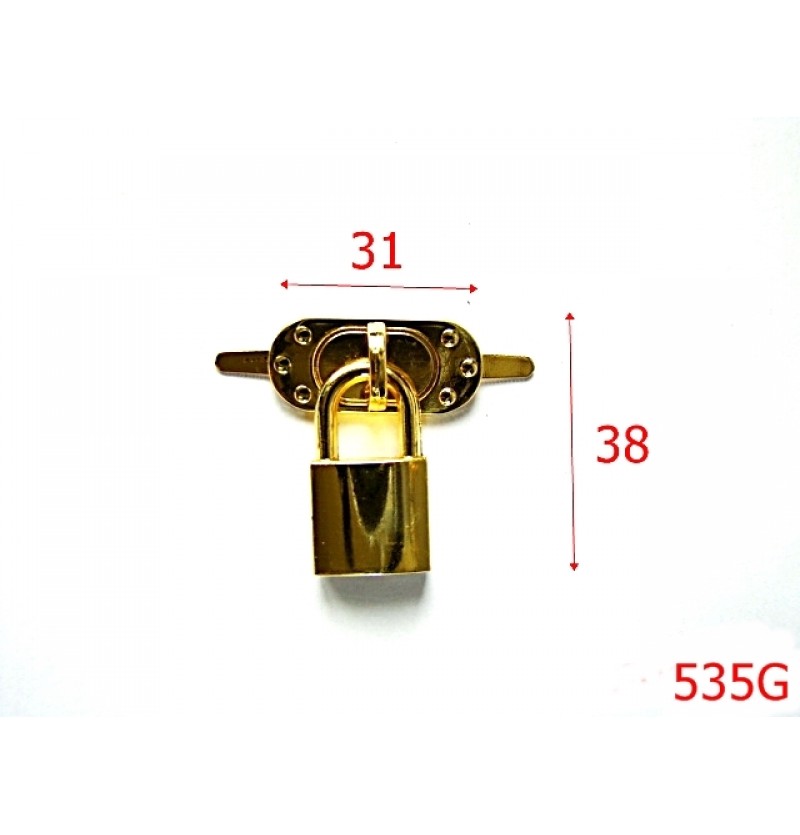 535G/ORNAMENT LACATEL GOLD-31x38-mm---gold-15A2--3G7--E32