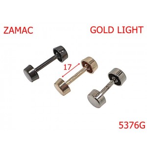 5376G/Gantera Ornamentala Pentru Marochinarie Si Incaltaminte-17-mm-zamac--gold light-----