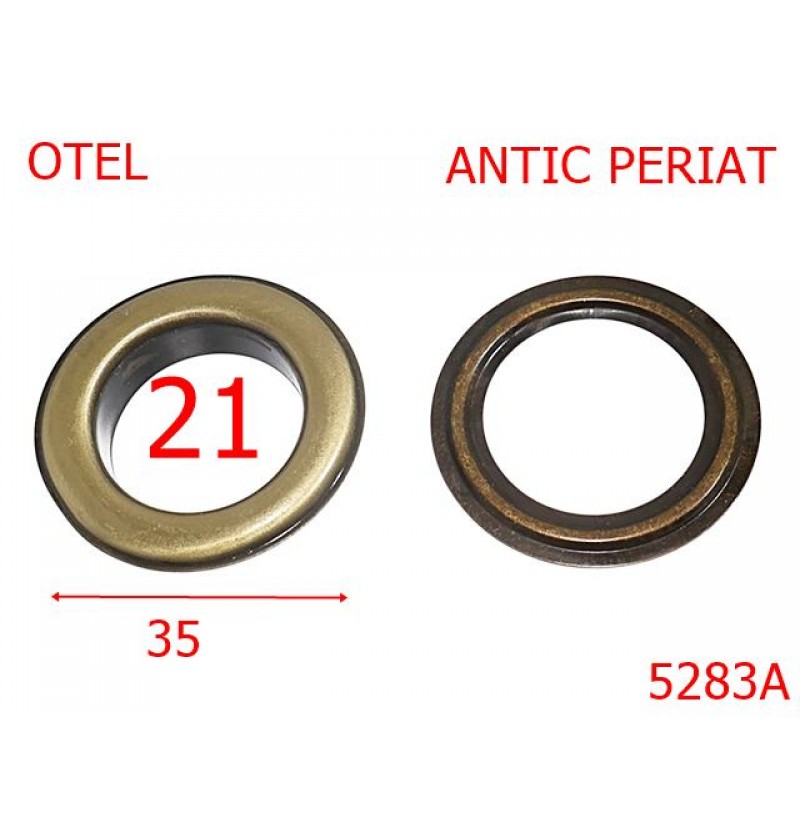 5383A/Ochet Pentru Marochinarie-21-mm-otel--antic periat-----