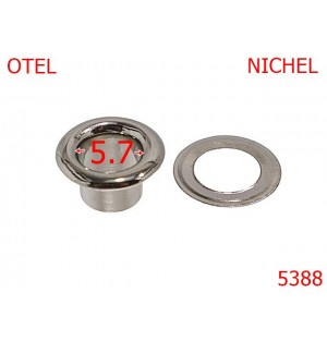 5388/Ochet Bombat Pentru Marochinarie-5.7-mm-otel--nichel-----