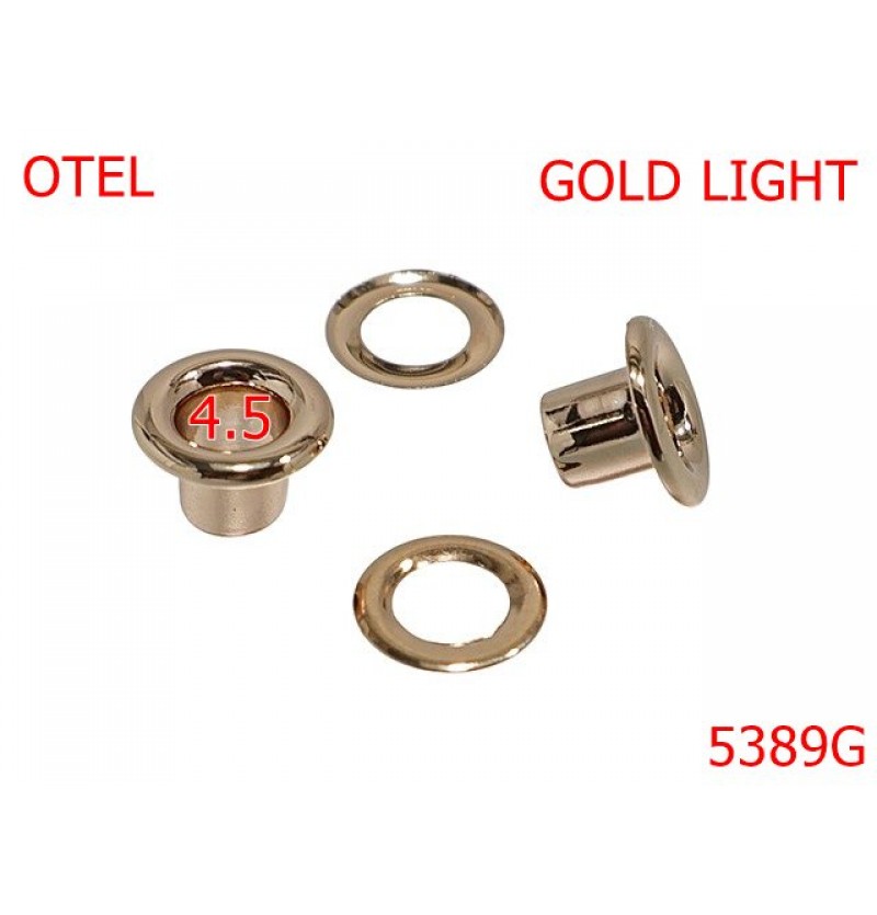 5389G/Ochet Bombat Pentru Marochinarie-4.5-mm-otel--gold light-----