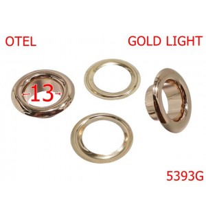 5393G/Ochet Bombat Pentru Marochinarie-13-mm-otel--gold light-----