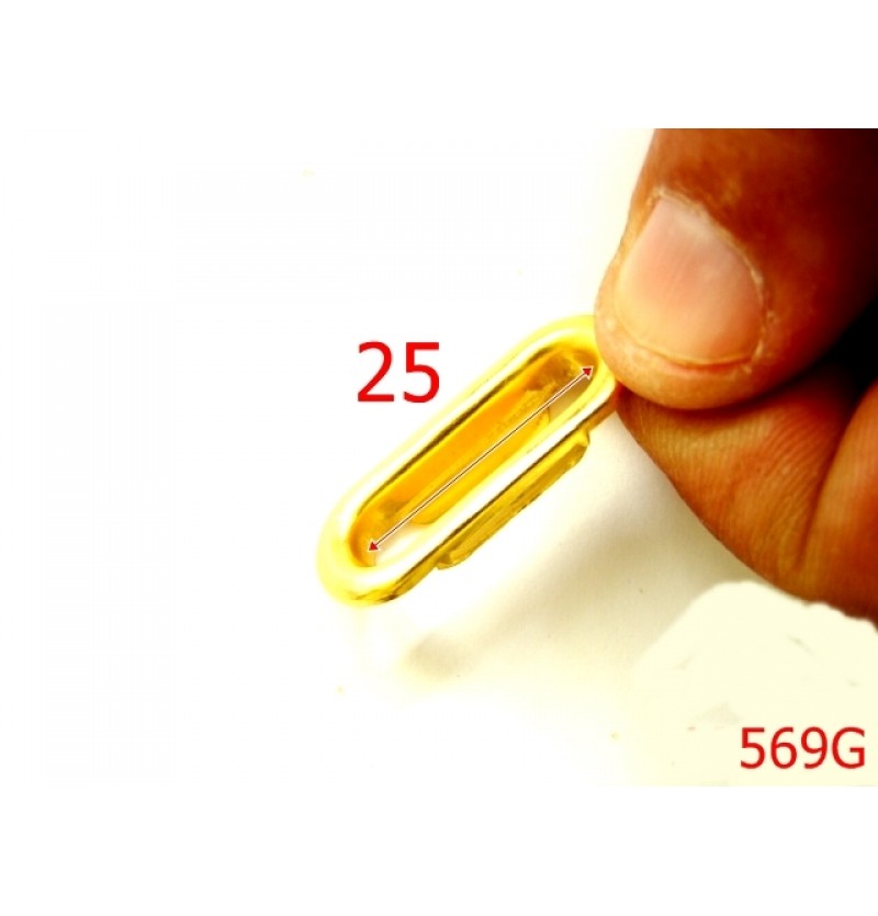 569G/OCHETI 25 MM OVAL GOLD-25-mm---gold---4J4/2B7--M14