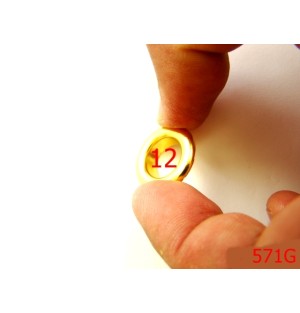 571G/OCHETI  O 12 MM GOLD-12-mm---gold---2D7--A32