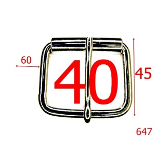 647/CATARAMA CU ROLA 40 MM S 6MM-40-mm-6-nichel--7F2-7i4 -6H7-6H3--N10