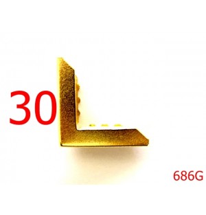 686G/COLTAR METALIC 3 CM-30-mm---gold---3D8--N34