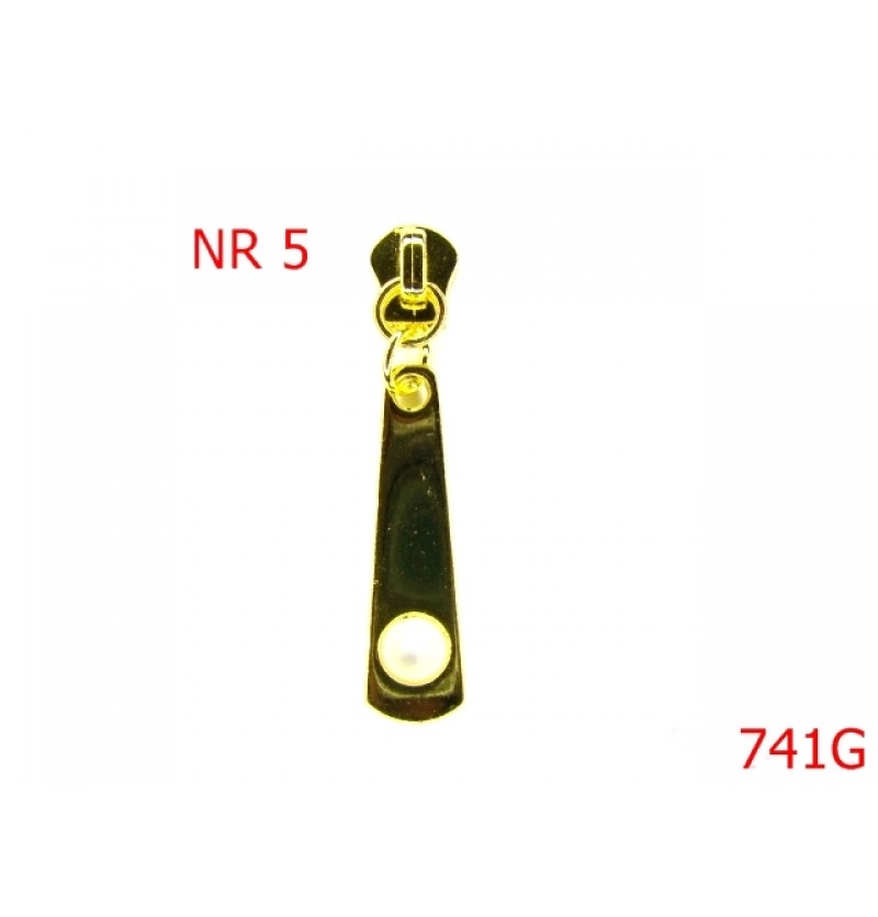 741G/CHEITA FERMOAR METALIC NR 6-Nr 5-mm---gold---2F5--N30