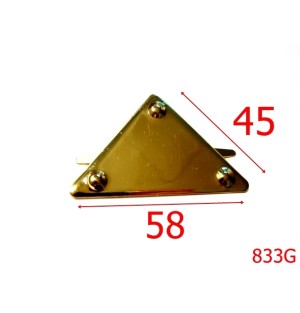 833G/PLACUTA ORNAMENT INSCRIPTIONABILA-58x45-mm---gold-----