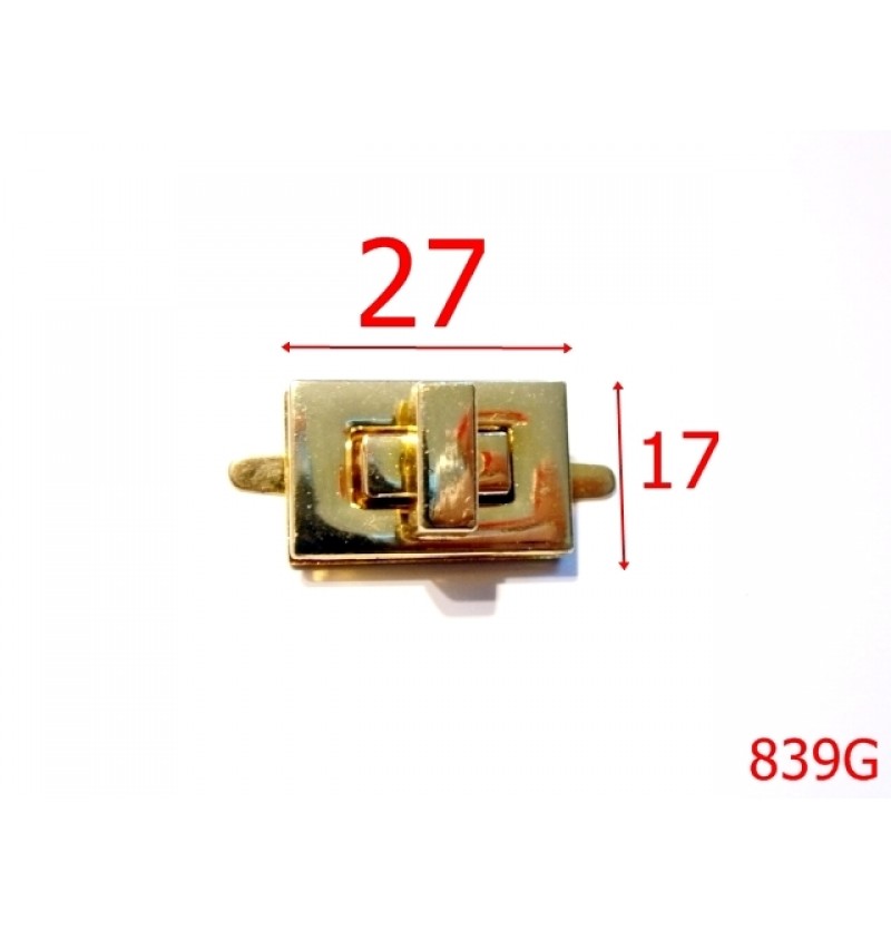 839G/INCHIZATOARE 27X17 GOLD-27x17-mm---gold-----