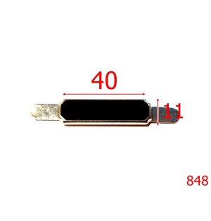 848/ORNAMENT EMAILAT INSCRIPTIONABIL-40X11-mm---nichel-15A7--15A7--G26